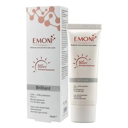 کرم ضد آفتاب بی‌رنگ برلیانت SPF50 امونی ۵۰ میلی‌لیتر