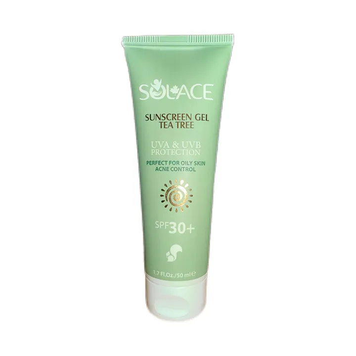 کرم ژل ضد آفتاب چای سبز و درخت چای SPF30 سولس
