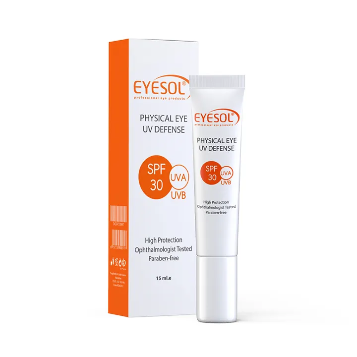 کرم ضد آفتاب دور چشم SPF30 بدون رنگ آیسول حجم 15 میل - Eyesol untinted sunscreen