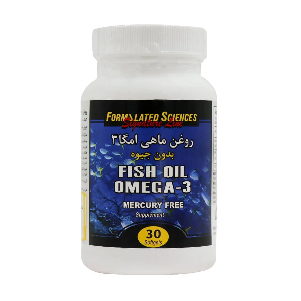 کپسول روغن ماهی امگا 3 بدون جیوه