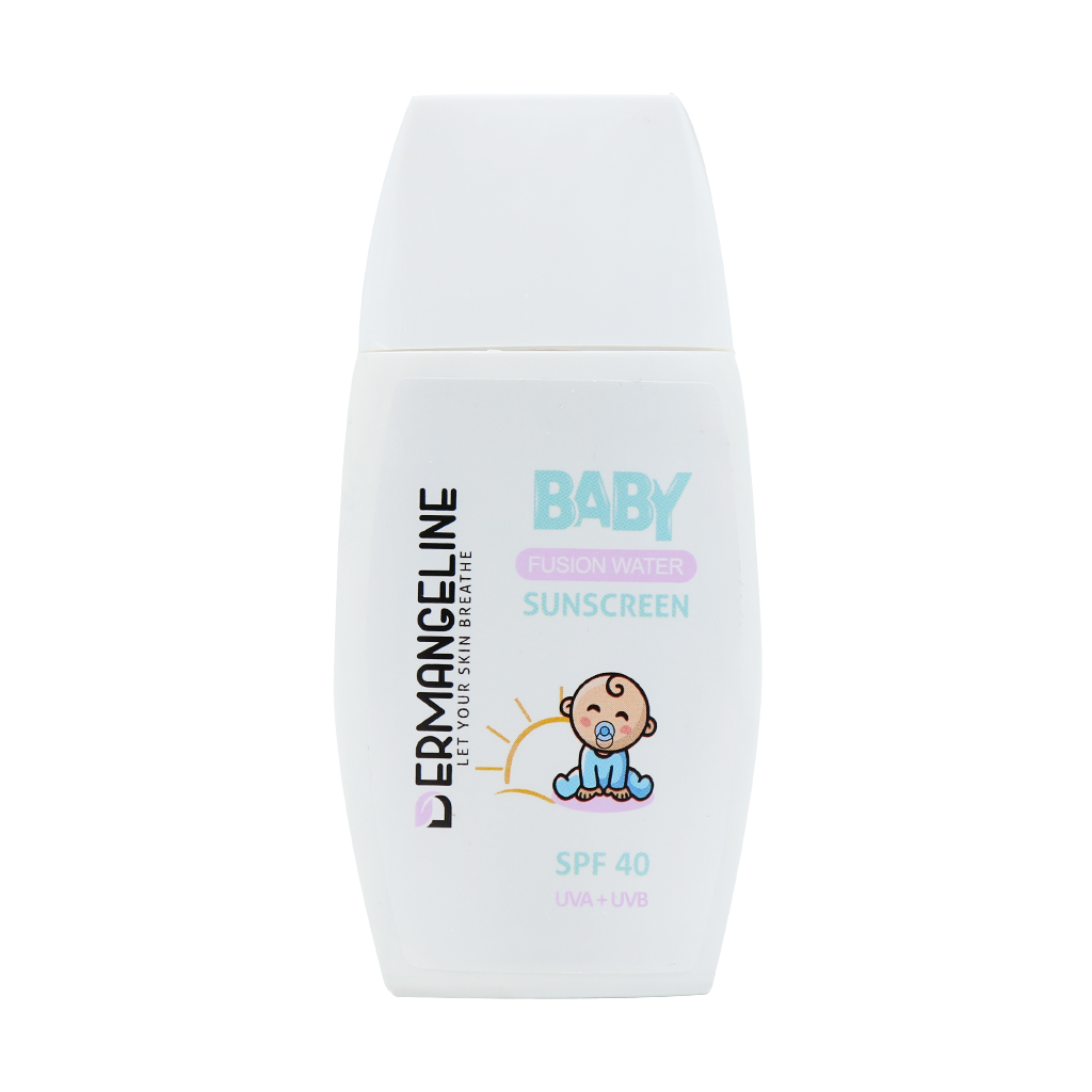 ضد آفتاب فیوژن واتر کودک SPF40 درم انجلین 50 میلی لیتر