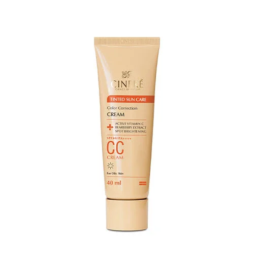 سی سی کرم SPF40 سینره مناسب پوست چرب 40میل