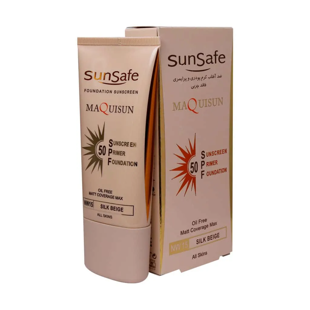 کرم پودر پرایمری SPF50 مکی سان سان سیف 40 میلی لیتر