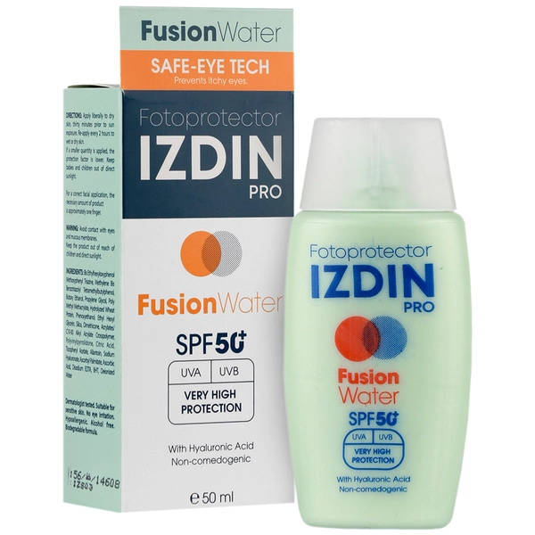 ایزدین کرم ضد آفتاب فیوژن واتر SPF50