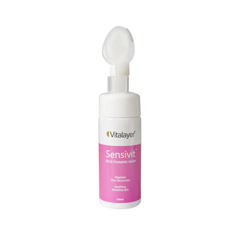 فوم پاک کننده صورت ویتالیر مدل Sensivit مناسب پوست حساس حجم 150میلی لیتر