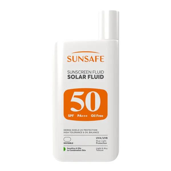 ضد آفتاب فلوئیدی بی رنگ spf30 سان سیف