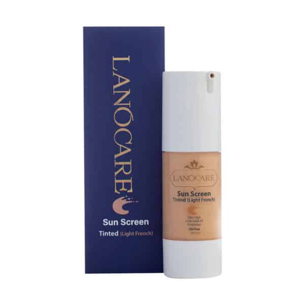 کرم ضد آفتاب رنگی فاقد چربی SPF50 لانوکر 30 میلی لیتر