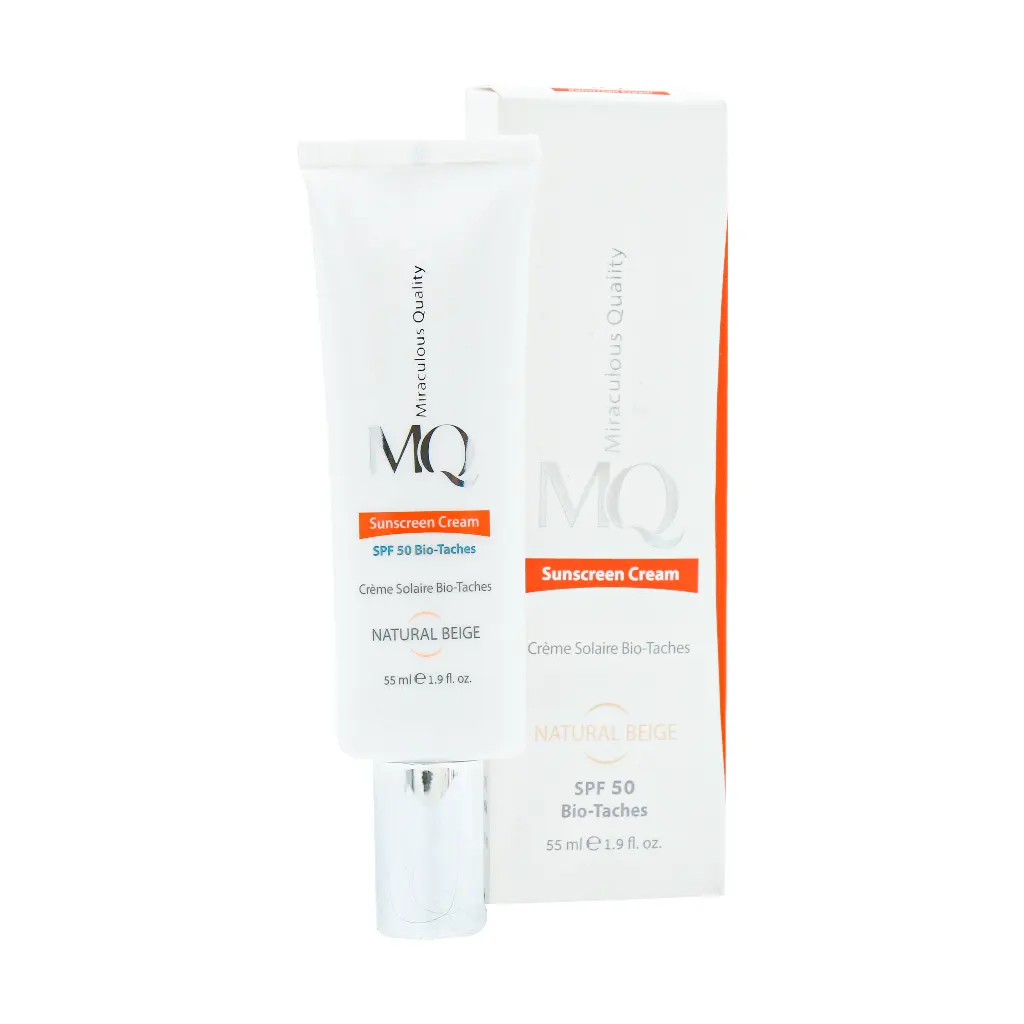 کرم ضد آفتاب روشن کننده بایوتچ SPF50 ام کیو 55 میلی لیتر