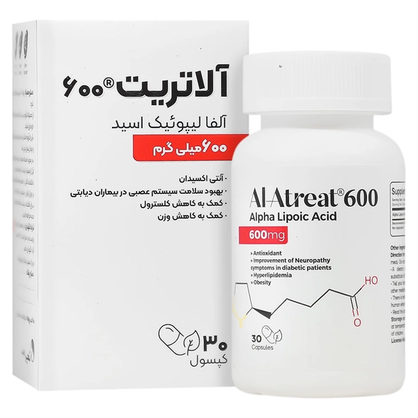 آلاتریت 600 میلی گرم آلفا لیپوئیک اسید