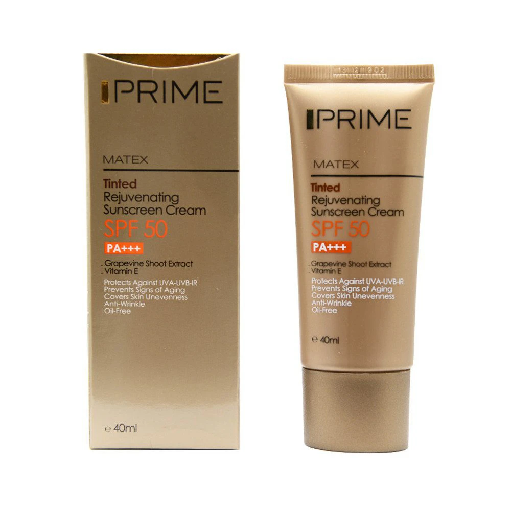 کرم ضد آفتاب جوان کننده پرایم SPF50 حجم ۴۰ میلی لیتر
