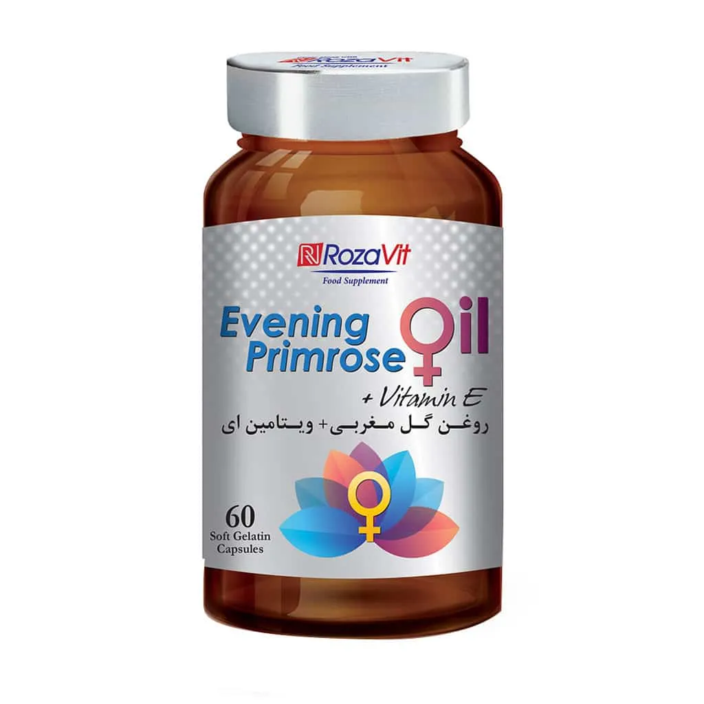 سافت ژل روغن گل مغربی و ویتامین E رزاویت 60 عدد