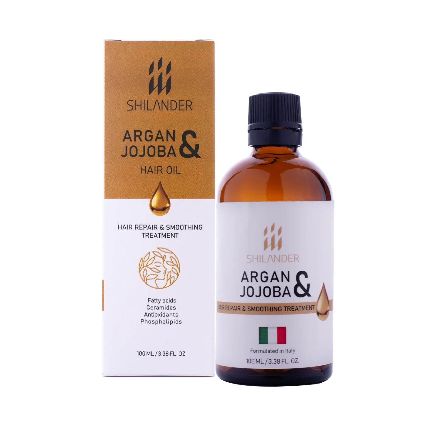 روغن تقویت مو آرگان و جوجوبا شیلاندر