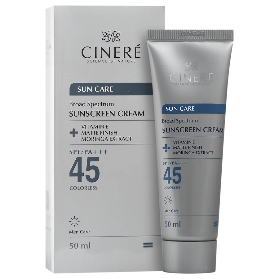 کرم ضد آفتاب آقایان سینره SPF45 حجم 50 میلی لیتر