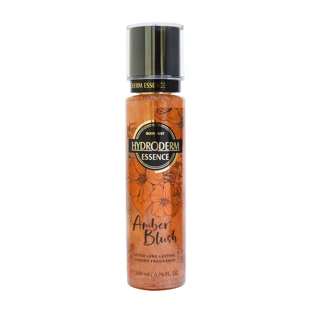 بادی میست اکلیلی زنانه هیدرودرم مدل Amber Blush حجم 200 میلی لیتر