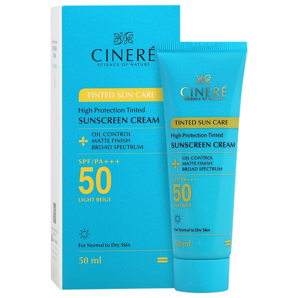 کرم ضد آفتاب SPF50 پوست نرمال تا خشک سینره 50 میلی لیتر