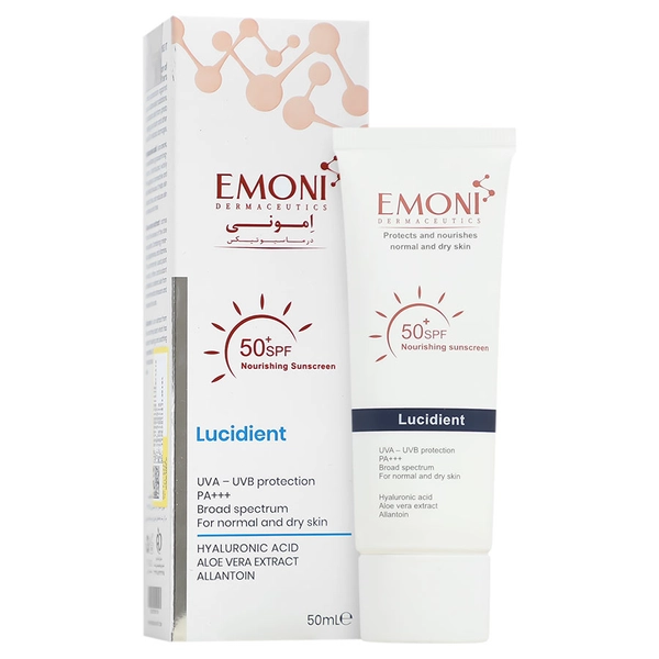 کرم ضد آفتاب لوسیدینت SPF50 امونی