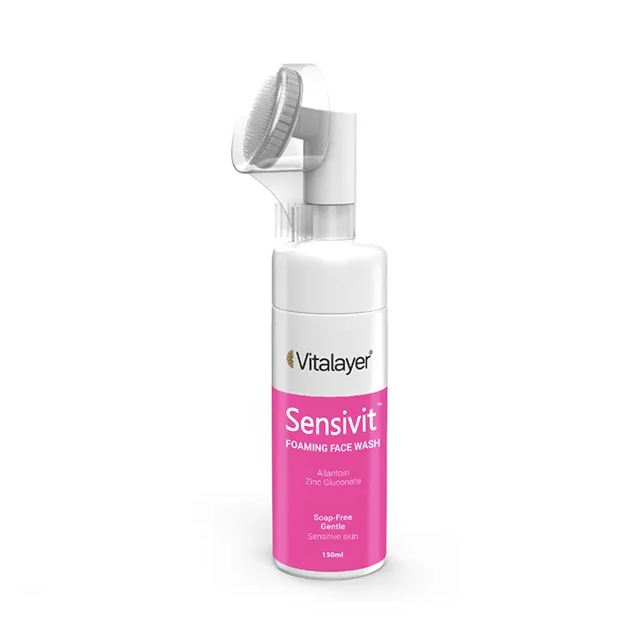 فوم شست‌وشوی صورت ویتالیر مدل سنسی ویت - Sensivit Foam